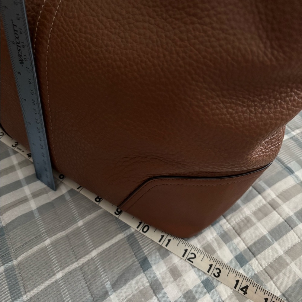 Coach Chestnut Leather Tote Bag - Picture 10 of 10